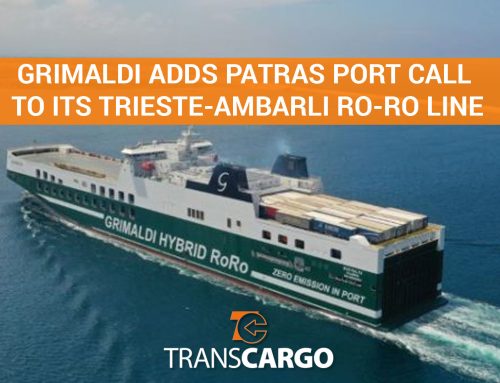 GRIMALDI ADDS PATRAS PORT CALL TO ITS TRIESTE-AMBARLI RO-RO LINE